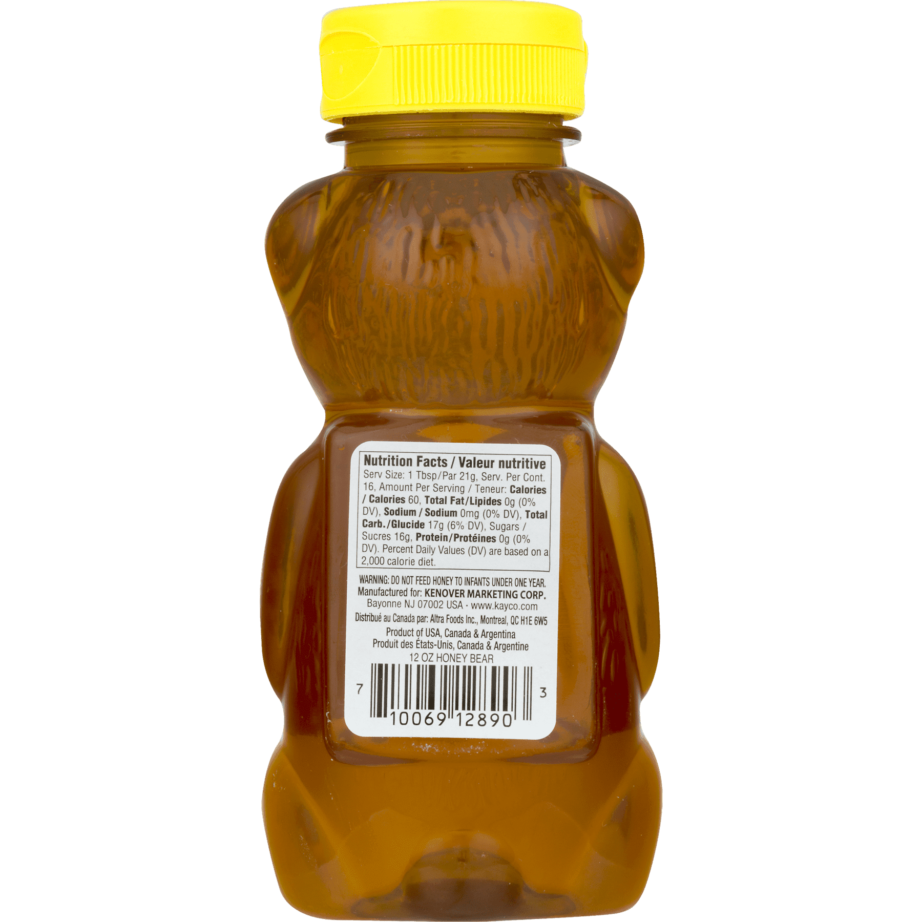 Pack of 12, Gefen 100% Pure Clover Honey, 12 oz