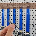 thumbnail image 2 of 100pcs Black Pegboard Hooks Plastic Peg Locks Pegboard Hook Locks Accessories, 2 of 6