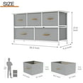 thumbnail image 3 of Bigroof Dresser for Bedroom, 5 Drawer Dresser Chest for Living Room, Hallway, Bedroom, 3 of 5