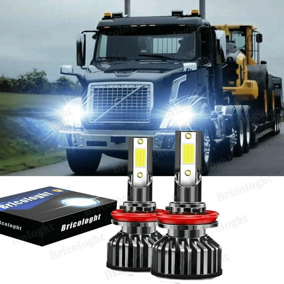 LED Headlight Bulb For 04-17 Volvo VN VNL VNM Truck 200 300 430 630 730 780 US