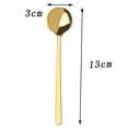 thumbnail image 7 of 10Pcs Stainless Steel Round Coffee Spoon, Soup Spoons Mini Dessert Spoons Small Spoons for Dessert, Tea(5.2 inch), 7 of 7