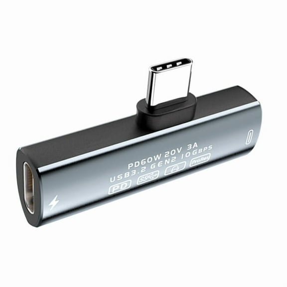 ckepdyeh 2 in 1 USB-C Splitter Cable, Type C to Dual Type-C PD60W Fast Charge & 10Gbps Data Transfe