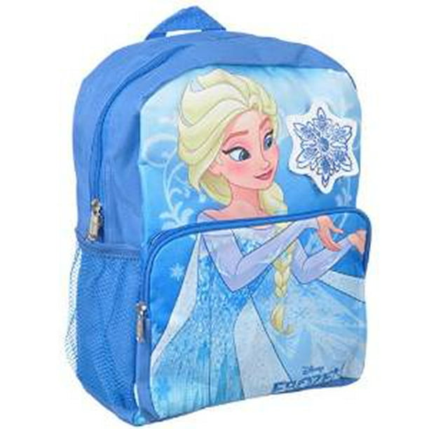 Disney Medium Backpack Frozen Elsa's Snowflake 14 School Bag New