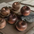 thumbnail image 4 of Solid Fruit Scented Ornament Natural Wooden Scent Diffuser Fruit Home Aroma Figurine for Bathrooms Yoga Meditation Hotels and Restaurants, 4 of 8