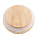 thumbnail image 2 of 380ml Clear Glass Jar Sealed Canister Food Storage Container for Loose Tea Coffee Bean Sugar Salt (6.5*15CM, with Bamboo Lid), 2 of 3