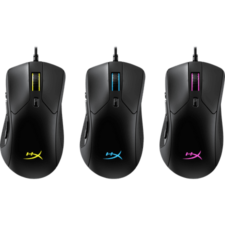 HyperX - Pulsefire Raid Wired Optical Gaming Right-handed Mouse with RGB Lighting - Black