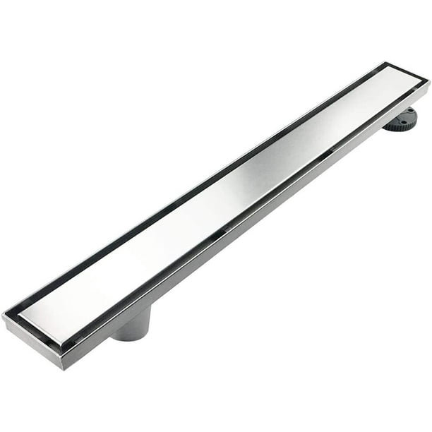 Neodrain 32Inch Offset Linear Shower Drain with Tile Insert Grate