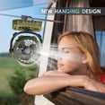 thumbnail image 4 of Danhjin Outdoor Oscillating Fan 100 Speed High Speed Circulation Fan 6000 MAh Battery Rechargeable And Reverse Chargeable Digital Fan With Hook Night Light Function, 4 of 6