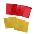 thumbnail image 1 of Paquete de 200 Envoltorios de Papel de Aluminio para Dulces , Bodas, Cumpleaños, Manualidades, Rojo Y Dorado Soledad Envoltorios de papel de aluminio para caramelos de chocolate, 1 of 9