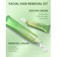 thumbnail image 4 of Facial Hair Removal for Women +  Cream, 4-Minute Gentle Painless Hair Remover for Upper Lip, Chin & Sideburns -Acting Depilatory for At- Use, 2.03 Fl Oz, 4 of 6