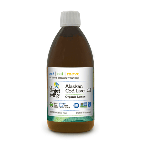 Cod Liver Oil Organic Lemon Flavor 16.67 oz