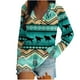 thumbnail image 1 of Moda Mujer Camisas casuales de manga larga Primavera Otoño Tops Blusa con cuello en V Pompotops FGAJ12952, 1 of 5