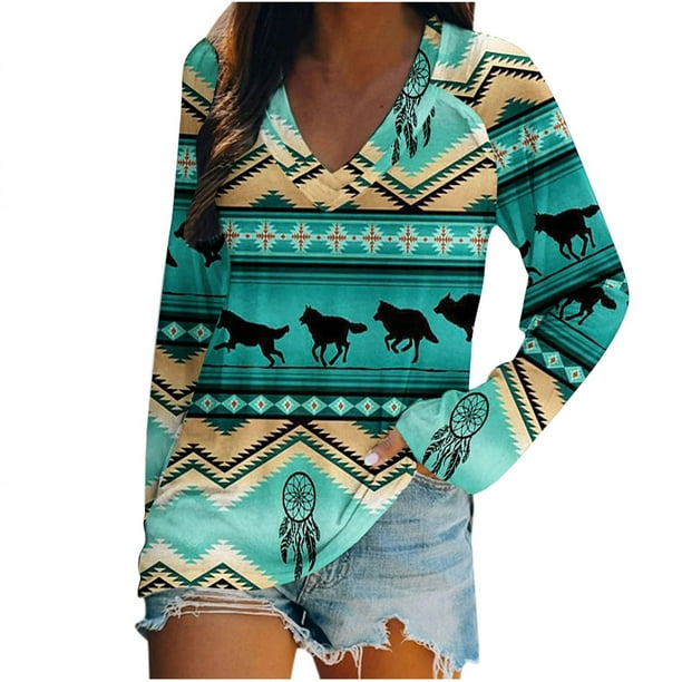 Moda Mujer Camisas casuales de manga larga Primavera Otoño Tops Blusa con cuello en V Pompotops FGAJ12952