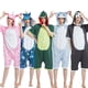 thumbnail image 2 of Venta al por mayor de poliéster lindo animal de dibujos animados mujeres Onesie pijamas ropa de dormir de verano ropa de casa disfraces de unicornio de rendimiento para adultos, 2 of 4