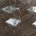 thumbnail image 6 of Efavormart 12 Pack | Clear Chair Shaped Party Favor Gift Holders, Candy Treat Display - 4", 6 of 11