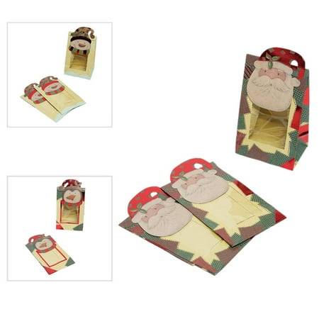 Christmas 3 Bugs - 3 Pack - Mini Christmas Window Kraft Treat Bags
