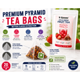 thumbnail image 6 of Cold Brew Fruit Tea Bags – Orange Oolong Tea, No Sugar Added, Real Fruit Flavor, Iced Tea Ready, 20 Pyramid Tea Bags, 6 of 6