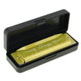 thumbnail image 5 of 10 Hole 10 Tone Key C Blues Harmonica for Beginner with Case, Stainless Steel Mouth Organ Gold Color, 5 of 7