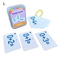 thumbnail image 1 of Visland Baby Flash Card Thickened Eye Protection Improve Logic Early Learning Flash Card Animal Number Alphabet Card Kit for Newborn, 1 of 8