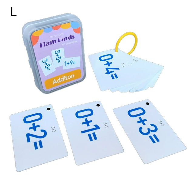 Visland Baby Flash Card Thickened Eye Protection Improve Logic Early Learning Flash Card Animal Number Alphabet Card Kit for Newborn