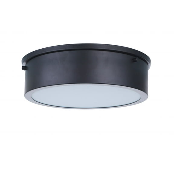 X6711-FB-LED Craftmade Lighting Fenn - 11 Inch 15W LED Flush Mount-Flat Black Finish
