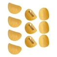thumbnail image 1 of 10 piezas de papa bocadillo para la pelota de pelo lateral clips decorativos en forma de cabeza de cabeza decoración de cabello decoración divertida, 1 of 8