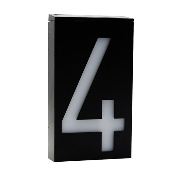 Weather Resistant Number Shape Solar Digital House Number Light for Enhancing