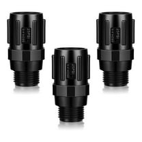 3 x Drip Irrigation Pressure Regulator-Black