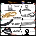 thumbnail image 4 of Cordón retráctil TT TRSMIMA, protección contra caídas, 6 m, resistente, 4 of 7