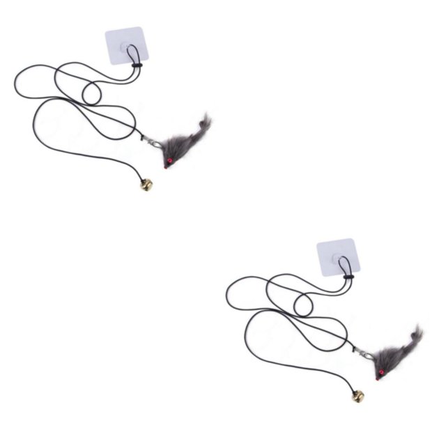 Billuyoard Juguete colgante de Metal ABS para mascotas, reemplazo bonito, forma de Animal ajustable, hogar, sala de estar, Animal pequeño, Type1 NO1