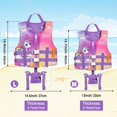 thumbnail image 4 of MoKo Kids Swim Vest for Boys Girls, Swimming Training Float Jacket Swimsuit for 46-77 lbs, L Size, Purple Unicorn, 4 of 6
