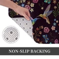 thumbnail image 6 of Rateoe Humming Bird Pattern Flannel Door Mat Indoor Outdoor Entrance, Waterproof All-Weather Doormat,Fade Resistant, Low Profile Entryway Mat 16x24in, 6 of 7