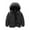 Black, variant on Kids Baby Winter Coat Jacket 6-13 Years Boys Girls Winter Coat For Kids Down Jacket Hooded Children Outwear