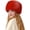 Red, variant on Women's Winter Cossack Hat Russian Style Long Pile Faux Fur
