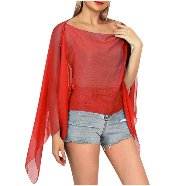Vestido de Humo de Ventilación de Color Sólido Sexy de las Mujeres, Cubierta Casual para la Primavera Y el Verano