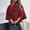 Red, variant on Women's Winter Fashion Temperament Elegant Style Solid Color Waist Tie Woolen Cape Coat