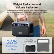 230.4Wh Portable Power Station - 300W (Peak 600W) Solar Generator with 9 Ports, Ideal for Outdoor Camping, RVs, Home Backup, and Emergency Use