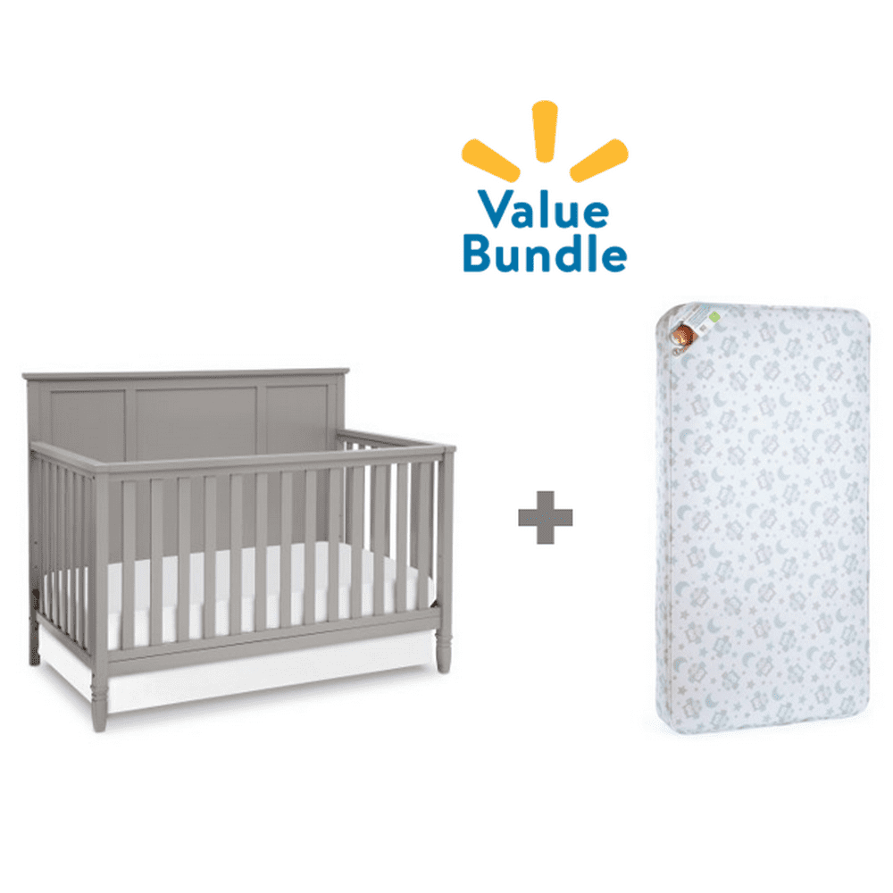 Delta Children Epic Crib + Mattress Value Bundle