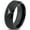 Black Bevel Tungsten, variant on Tungsten Falcon Eagle Bird Band Ring 8mm Men Women Comfort Fit Black Beveled Edge Polished