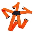 thumbnail image 2 of Soporte para bolsa delantera, cinturón ligero con soporte plegable para bicicleta, soporte para cinturón naranja y negro Cola Correa de soporte delantero de bicicleta, 2 of 8