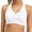 White, variant on YouLoveIt Women's Zipfront Padded Sports Bra Racerback High Impact Seamless Sport Bra Padded Stretch Fitness Tops Zipper Yoga Bras Workout Fitness Yoga Bras
