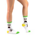 thumbnail image 4 of TeeHee Novelty Cotton Crew Fun Socks 5-Pack for Women (Cute Creatures-1), 4 of 6