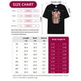 thumbnail image 7 of T Shirts for Women Short Sleeve Cotton Crewneck T-Shirt, Lion Love Heart Balloon Flowers Tee Tops Casual Basic T-Shirts, XS-5XL Black XL, 7 of 7