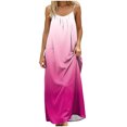 thumbnail image 1 of GHIIYER Robes Maxi pour Dames Femmes Robe Aguichant Dos Nu Imprimée Coupe Ample Sans Manches Longue Légère Confortable à Porter, 1 of 7