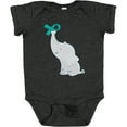 thumbnail image 3 of Inktastic Ovarian Cancer Pcos Teal Ribbon Awareness Boys or Girls Baby Bodysuit, 3 of 5