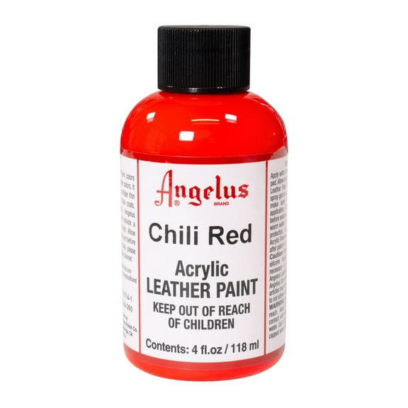 Angelus® Acrylic Leather Paint, 4 oz., Chili Red