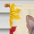 thumbnail image 3 of Caroline's Treasures BB2038CHF Yorkie Puppy Thanksgiving Flag Canvas House Size , Large, multicolor, 3 of 4