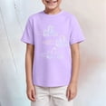 thumbnail image 2 of Hessimy Baby-Boys And Toddler Basic Short Sleeve Tee,Basic Tee(Light Purple,3-4 Years), 2 of 4