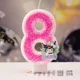 thumbnail image 3 of Vela de cera Kuromi con los dígitos 0-9, adorno para tarta de Sanrio, decoración de cumpleaños, centro de mesa para bodas y aniversarios, 3 of 5