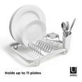 thumbnail image 4 of Umbra Sinkin Dish Rack,White/Nickel, 4 of 9